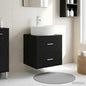 Wall-mounted Vanity with White Basin 49.5 x 41 x 62.5 cm
