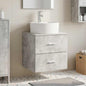 Wall-mounted Vanity with White Basin 49.5 x 41 x 62.5 cm