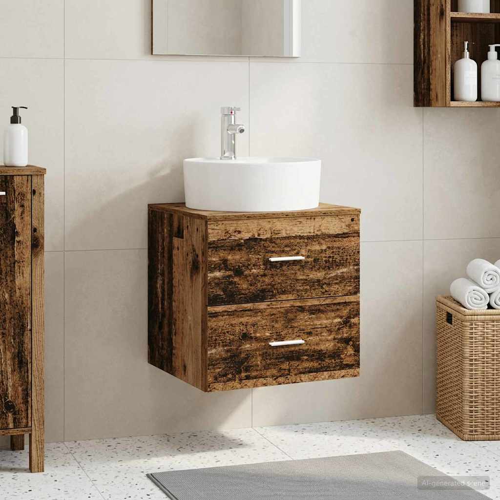 Vanidad con Lavabo de Pared Blanco 49,5 x 41 x 62,5 cm