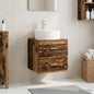 Wall-mounted Vanity with White Basin 49.5 x 41 x 62.5 cm