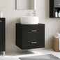 White Wall-Mounted Vanity Unit with Sink 49.5 x 41 x 64.5 cm