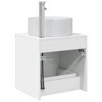 Vanidad con Lavabo de Pared Blanco 49,5 x 44,5 x 65,5 cm