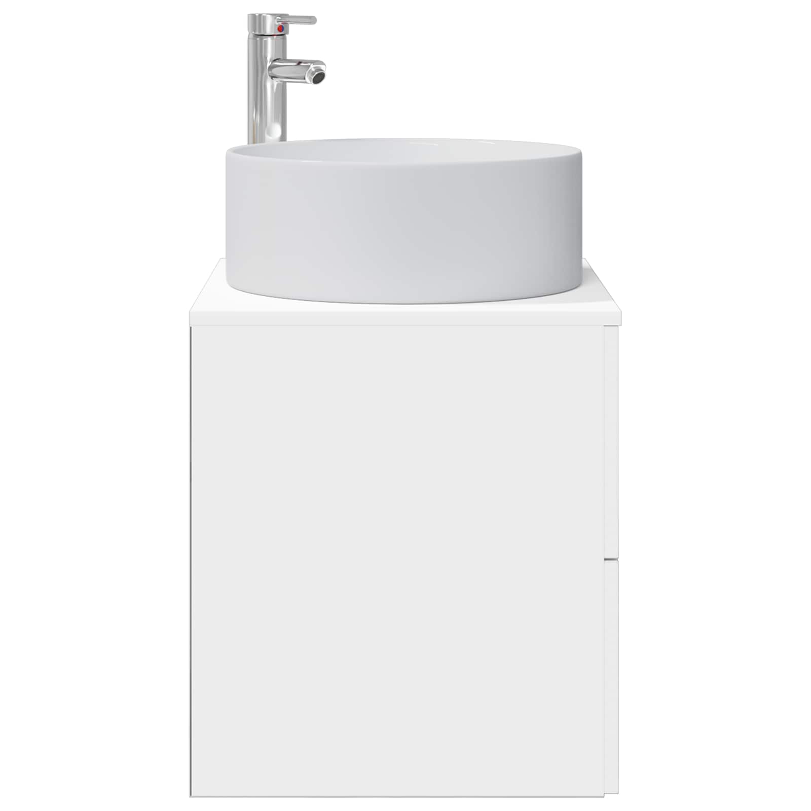 Vanidad con Lavabo de Pared Blanco 49,5 x 44,5 x 65,5 cm