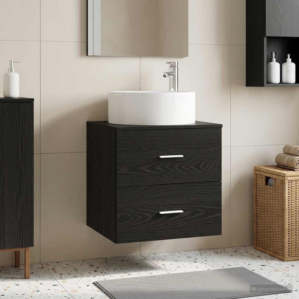 Vanidad con Lavabo de Pared Blanco 49,5 x 44,5 x 65,5 cm