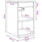 Gabinete de baño intermedio Blanco 30 x 35 x 50 cm