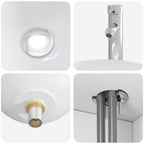 Vanidad con Lavabo de Pared Blanco 49,5 x 35 x 63 cm