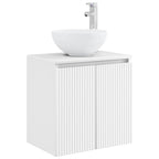Vanidad con Lavabo de Pared Blanco 49,5 x 35 x 63 cm