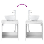 Vanidad con Lavabo de Pared Blanco 49,5 x 35 x 63 cm