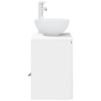 Vanidad con Lavabo de Pared Blanco 49,5 x 35 x 63 cm