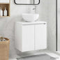 Vanity with White Wall-Mounted Sink 49.5 x 41 x 64.5 cm
