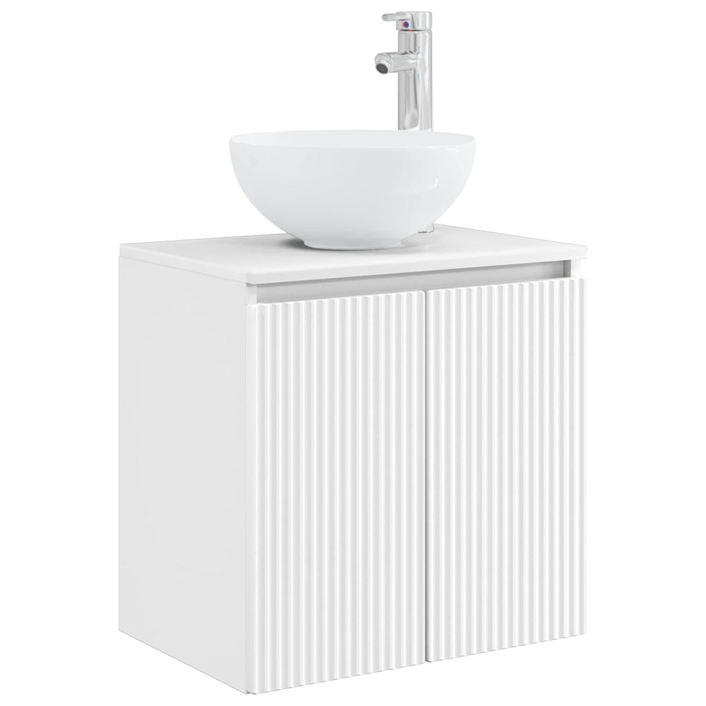 Vanidad con Lavabo de Pared Blanco 49,5 x 41 x 64,5 cm