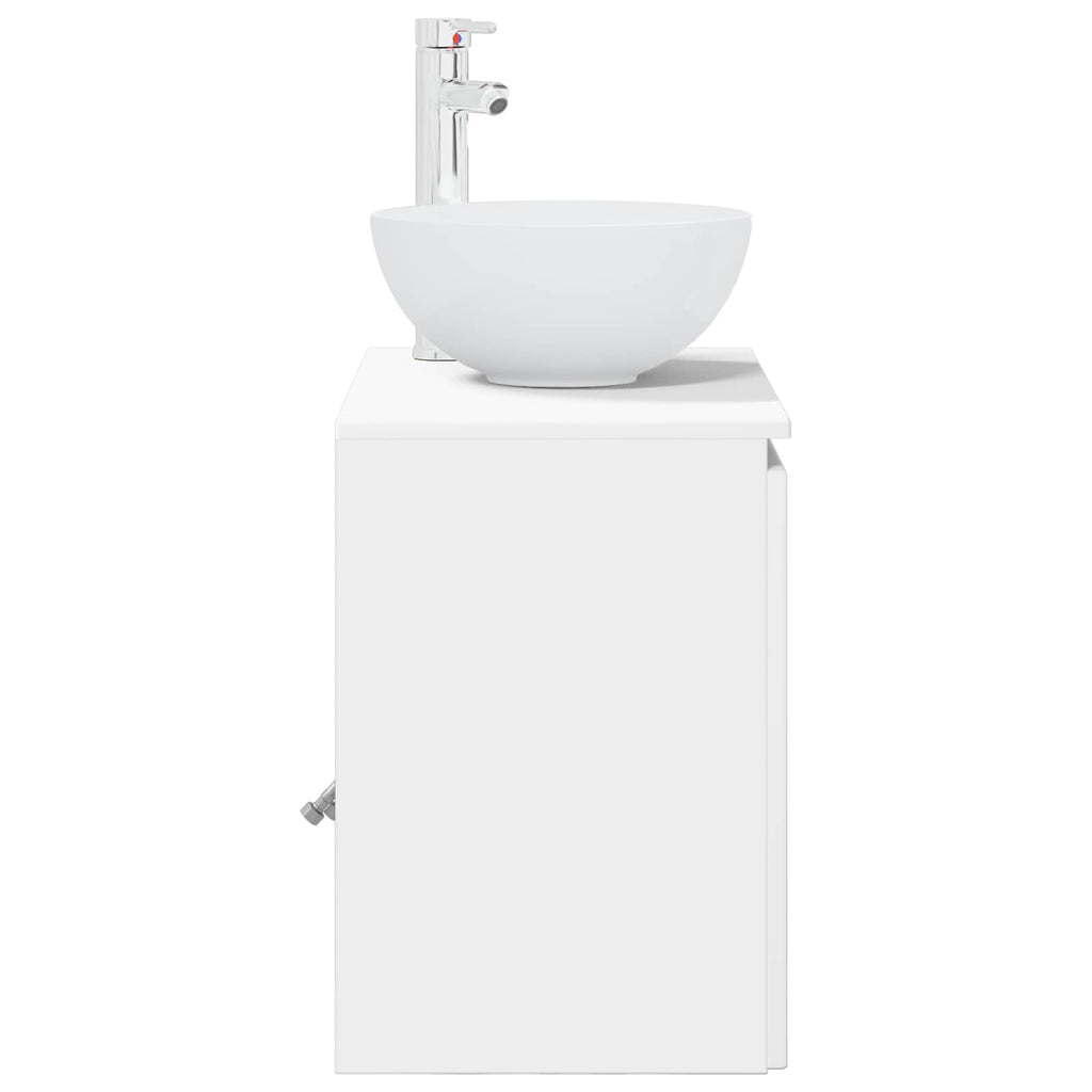 Vanidad con Lavabo de Pared Blanco 49,5 x 41 x 64,5 cm