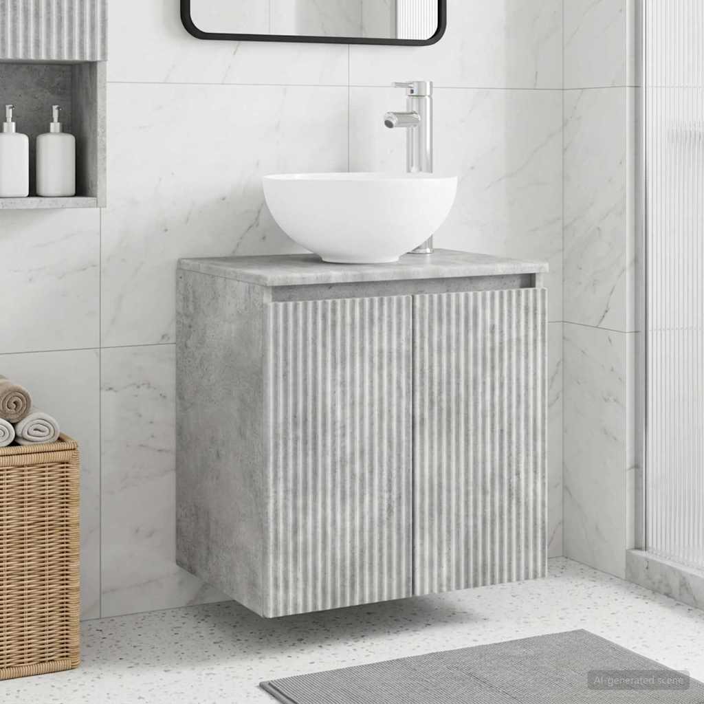 Vanidad con Lavabo de Pared Blanco 49,5 x 41 x 64,5 cm