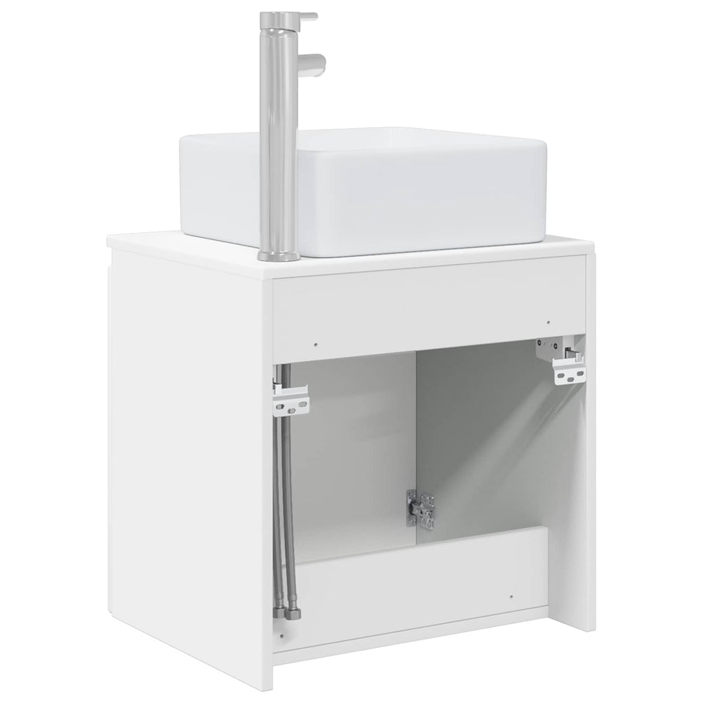 Vanidad con Lavabo de Pared Blanco 49,5 x 41 x 63 cm