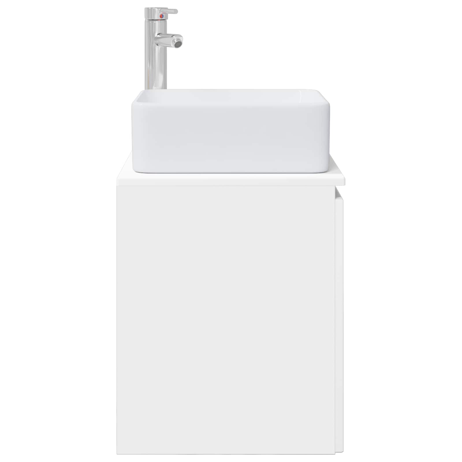 Vanidad con Lavabo de Pared Blanco 49,5 x 41 x 63 cm