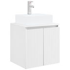 Vanidad con Lavabo de Pared Blanco 49,5 x 41 x 62,5 cm