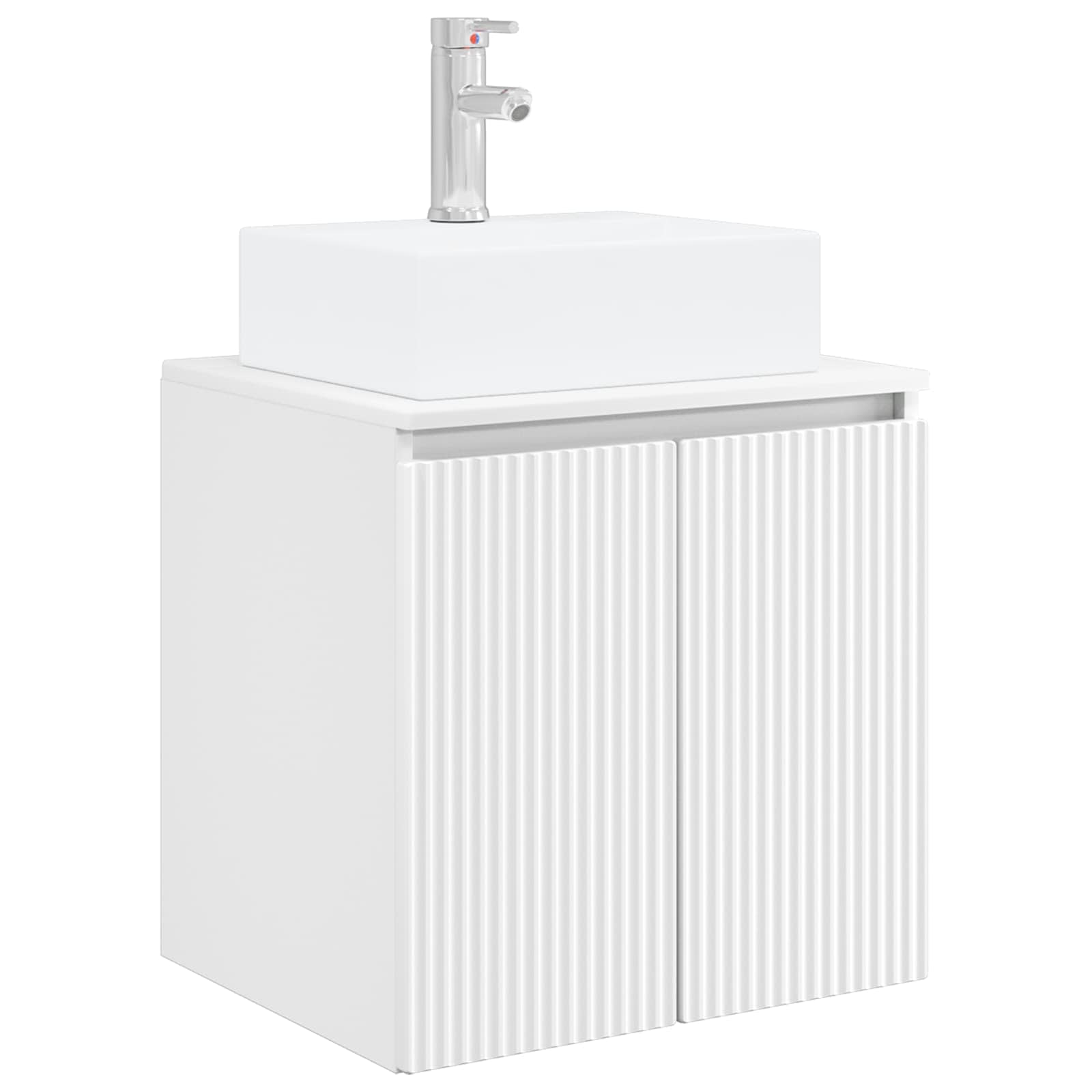 Vanidad con Lavabo de Pared Blanco 49,5 x 41 x 62,5 cm