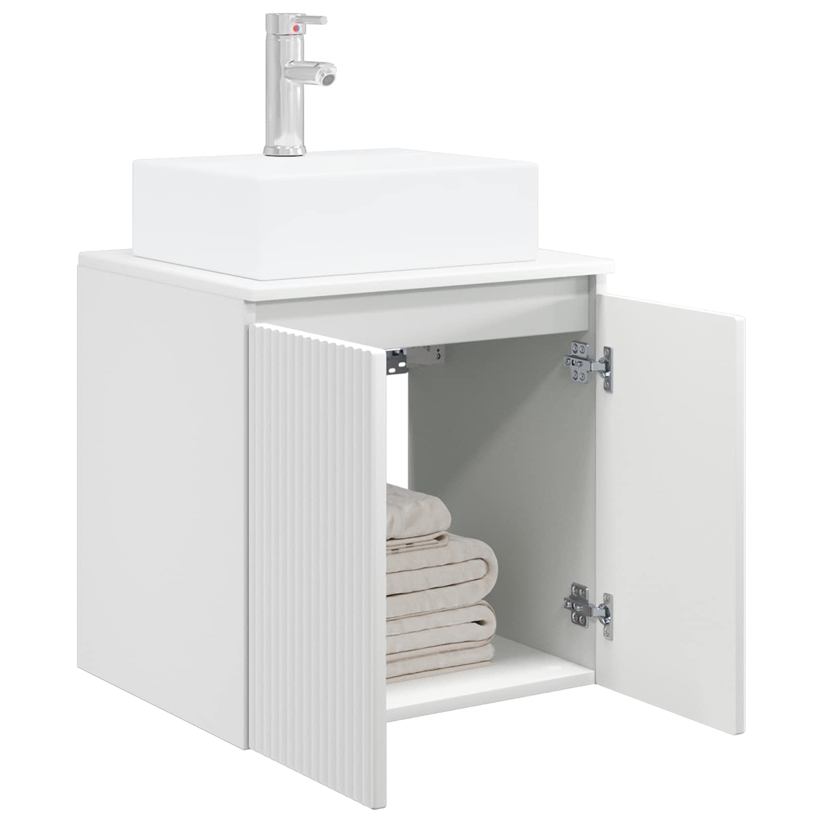 Vanidad con Lavabo de Pared Blanco 49,5 x 41 x 62,5 cm