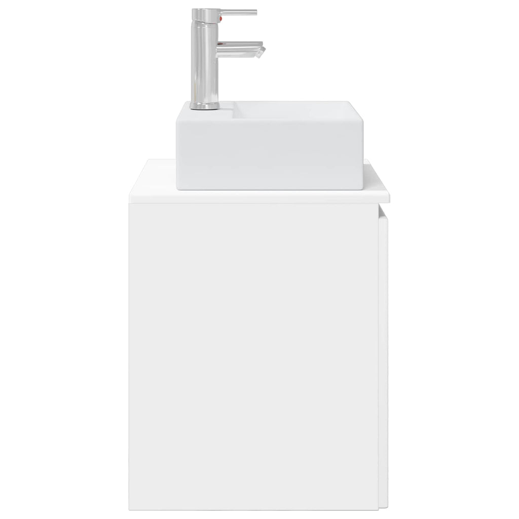 Vanidad con Lavabo de Pared Blanco 49,5 x 41 x 62,5 cm