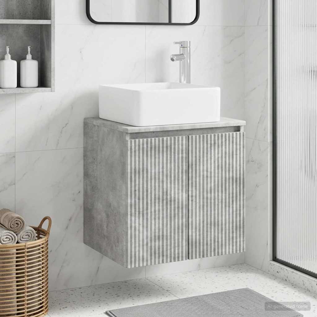 Vanidad con lavabo de pared Blanco 39 x 41 x 62,5 cm
