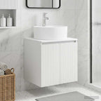 Vanidad con Lavabo de Pared Blanco 49,5 x 44,5 x 65 cm