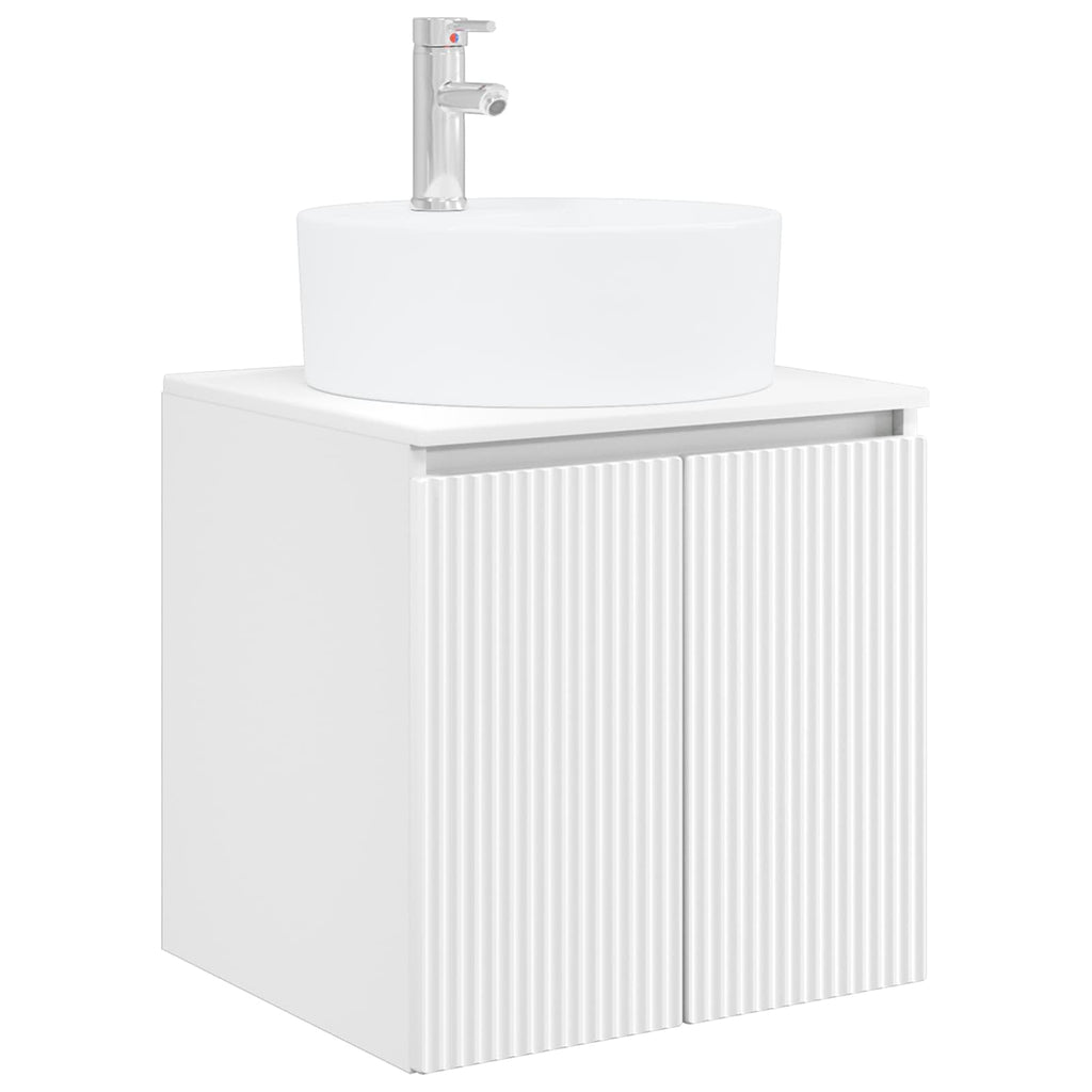 Vanidad con Lavabo de Pared Blanco 49,5 x 44,5 x 65 cm