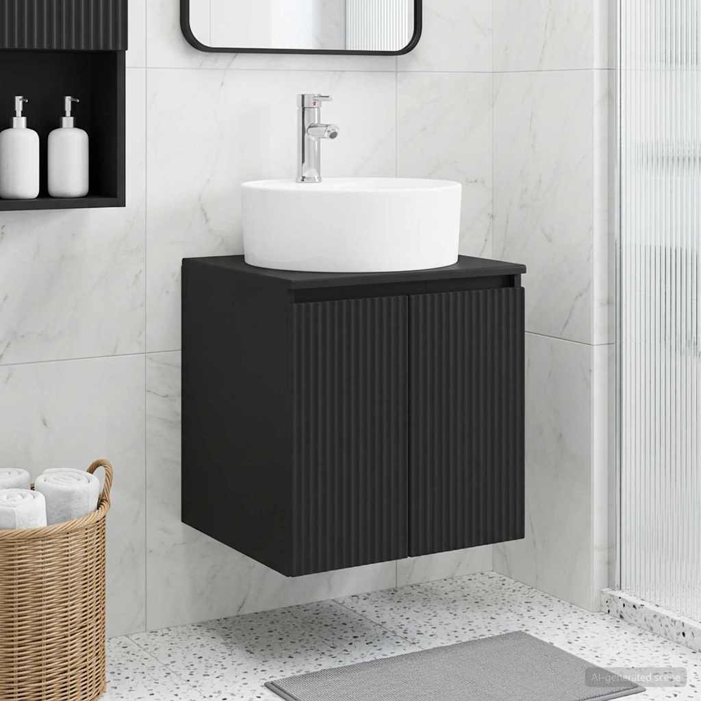 Vanidad con Lavabo de Pared Blanco 49,5 x 44,5 x 65 cm