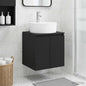 Vanity with White Wall-Mounted Basin 49.5 x 44.5 x 65 cm