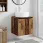 Vanity with White Wall-Mounted Basin 49.5 x 44.5 x 65 cm