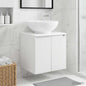 Vanity with White Wall-Mounted Basin 49.5 x 44.5 x 65 cm