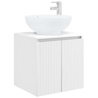 Vanidad con Lavabo de Pared Blanco 49,5 x 44,5 x 65 cm