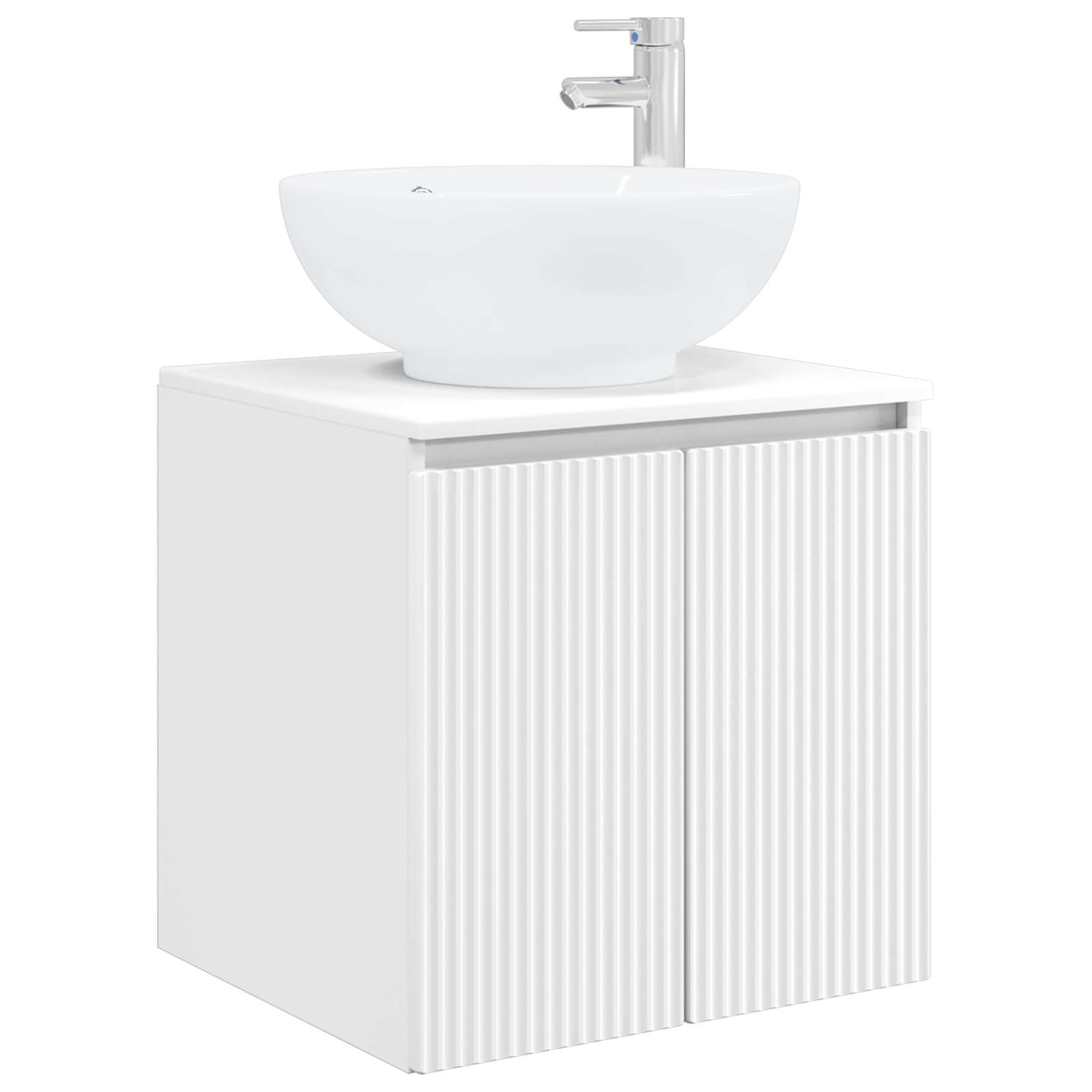 Vanidad con Lavabo de Pared Blanco 49,5 x 44,5 x 65 cm