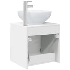 Vanidad con Lavabo de Pared Blanco 49,5 x 44,5 x 65 cm
