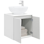 Vanidad con Lavabo de Pared Blanco 49,5 x 44,5 x 65 cm