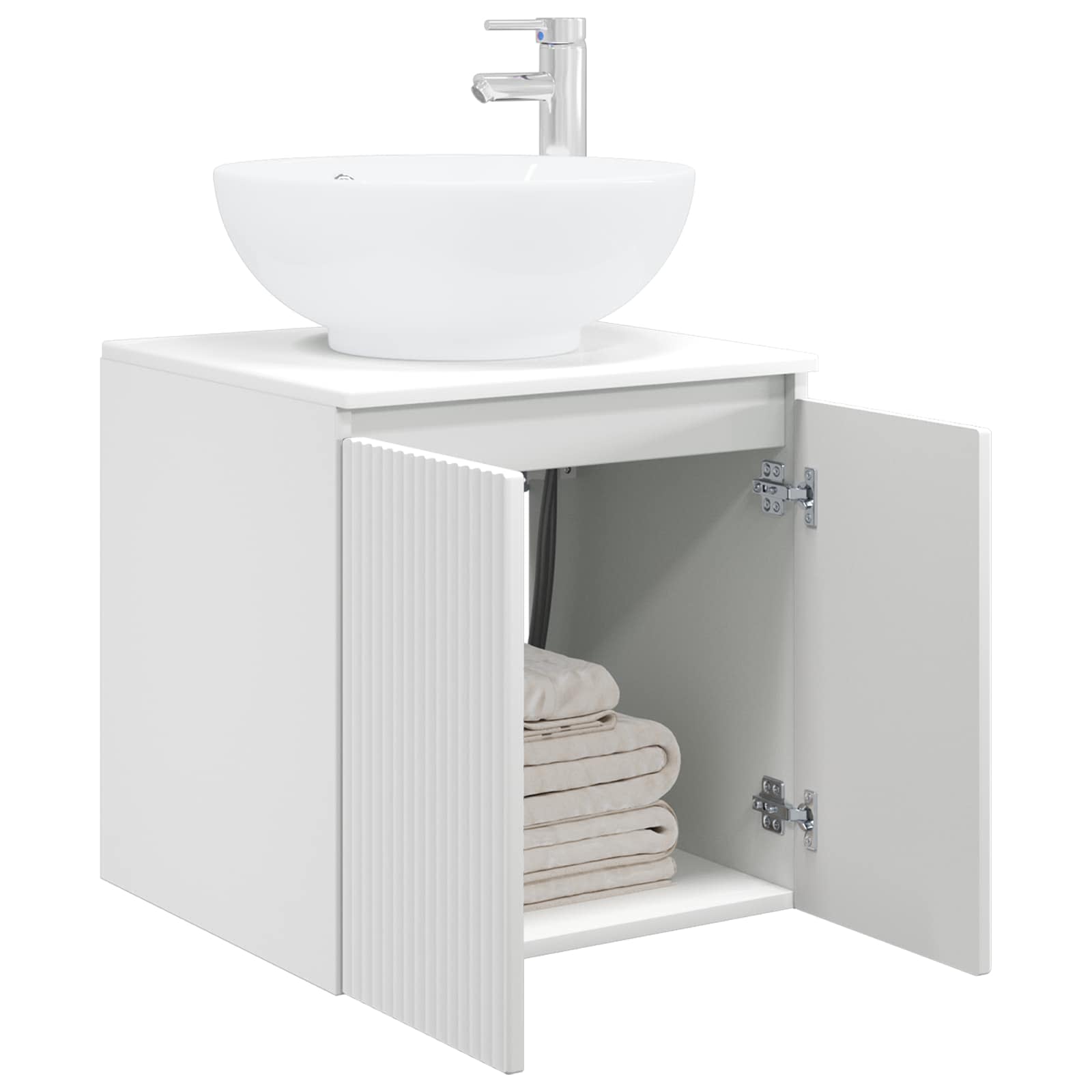 Vanidad con Lavabo de Pared Blanco 49,5 x 44,5 x 65 cm