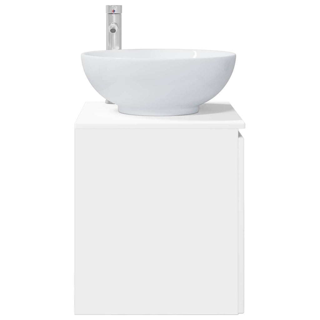 Vanidad con Lavabo de Pared Blanco 49,5 x 44,5 x 65 cm