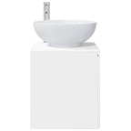 Vanidad con Lavabo de Pared Blanco 49,5 x 44,5 x 65 cm