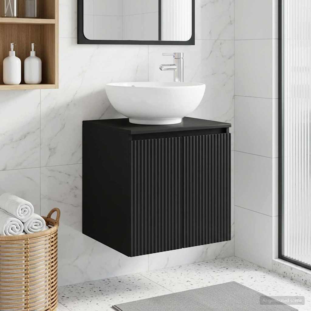 Vanidad con Lavabo de Pared Blanco 49,5 x 44,5 x 65 cm