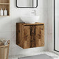 Vanity with White Wall-Mounted Basin 49.5 x 44.5 x 65 cm