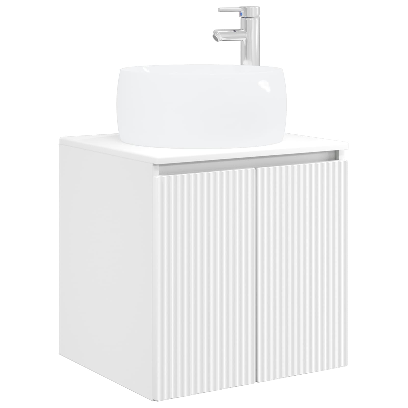Vanidad con Lavabo de Pared Blanco 49,5 x 44,5 x 66 cm