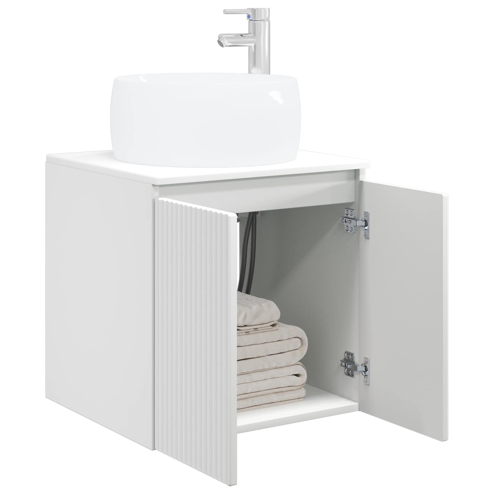 Vanidad con Lavabo de Pared Blanco 49,5 x 44,5 x 66 cm