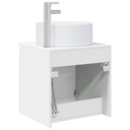 Vanidad de lavabo montada en la pared Blanco