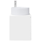 Vanidad de lavabo montada en la pared Blanco