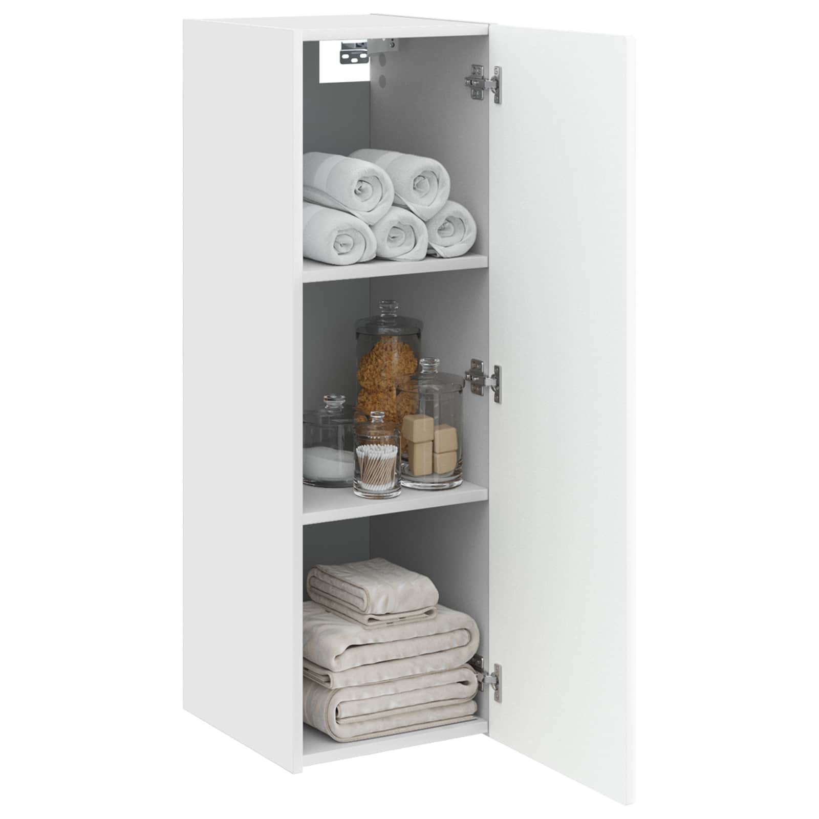 Mueble de baño montado en la pared Blanco 33 x 34,5 x 100 cm