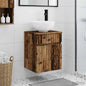 Vanidad de lavabo montada en la pared Blanco 39 x 35 x 63 cm