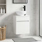 Vanity with White Wall-Mounted Basin 49.5 x 44.5 x 65 cm