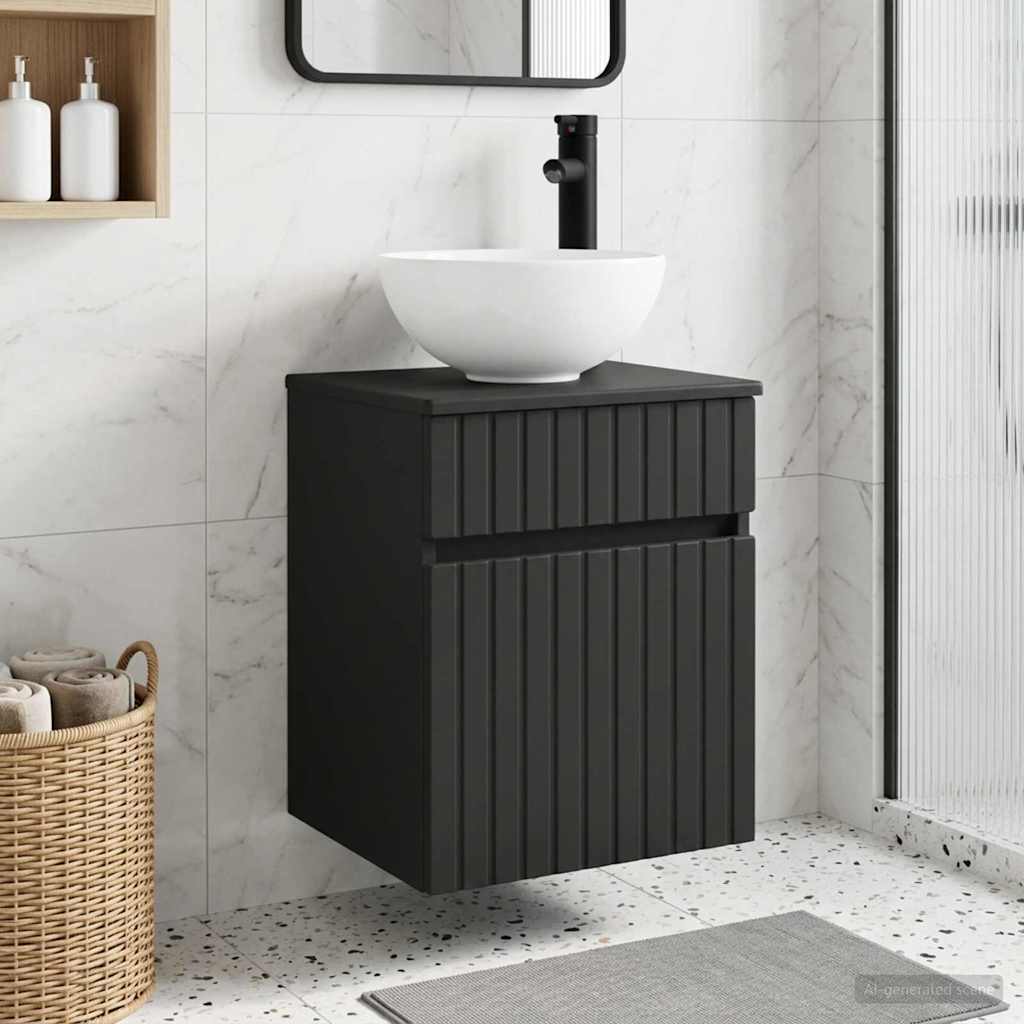 Vanidad con Lavabo de Pared Blanco 49,5 x 44,5 x 65 cm