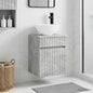 Vanity with White Wall-Mounted Basin 49.5 x 44.5 x 65 cm