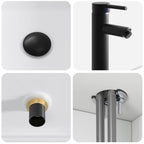Vanidad de lavabo montada en la pared Blanco 49 x 41 x 63 cm