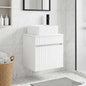 Wall-Mounted Bathroom Vanity White 49 x 41 x 63 cm